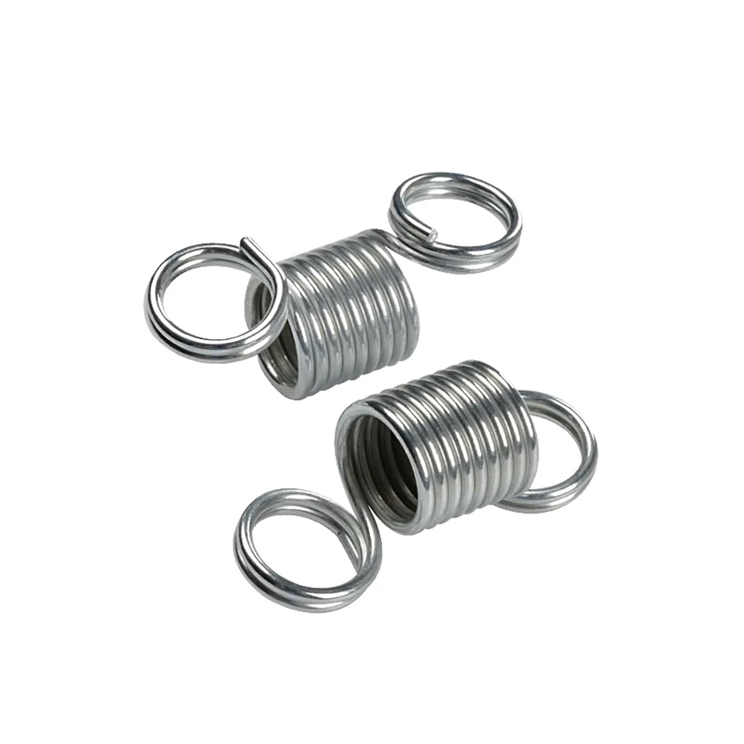 Galvanized Hand Truck Spring Kit - Heavy Duty Tension Coils with Hardware for Folding Cart Repair &Warehouse Trolley Maintenance(2.0x18x53mm)