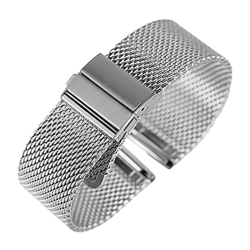 Bracelet acier inoxydable boucle déployante 20mm ultra résistant