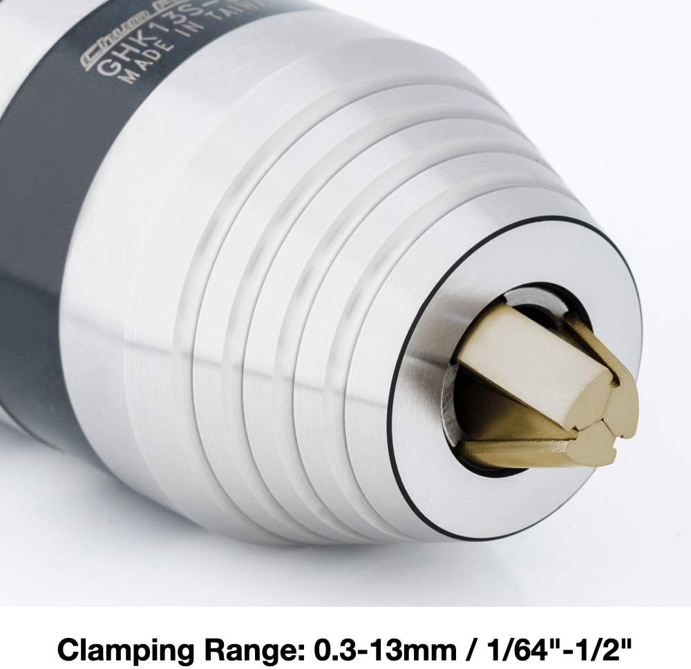 Fеаturеd Prоduсt Chum Power 1/64-1/2 BT40 CNC Integral Hex Key Drill Chuck Holder, 400-750 Kgf-cm, Titanium Jaws