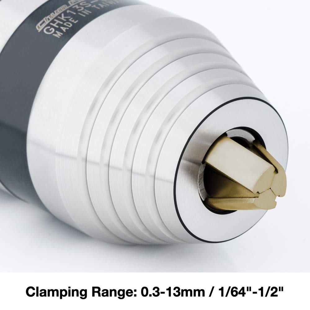 Chum Power Bohrfutter JT6 – Spannbereich 0,3-13 Mm, Für Sechskantschlüssel, Titan-Backen