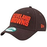 Gesticktes 'Cleveland Browns'-Logo auf der Vorderseite. Gesticktes New Era-Logo auf der Seite. Klettverschluss mit dem Namenslogo 'Cleveland Browns'. 6 Panel. 9Forty fit.