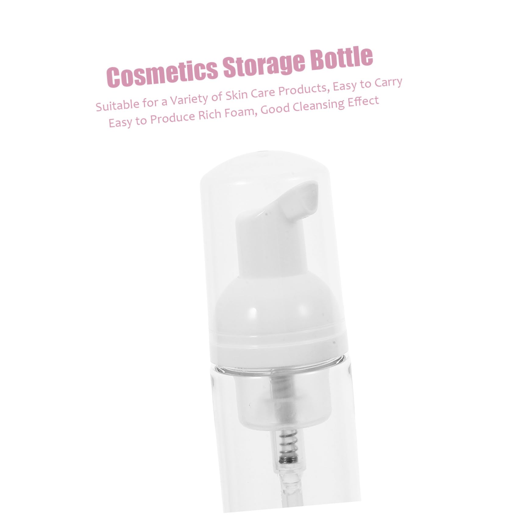 20pezzi Bottiglia Schiuma per Cosmetici in Plastica, Flacone | Uso Viaggio e Quotidiano, Resistente alla Pressione, Aspetto Raffinato e Design Sottile, per Skincare e Cosmetici