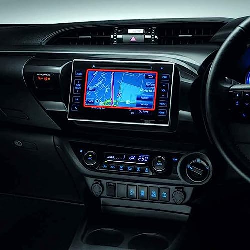 Protection verre trempé écran GPS Toyota Hilux 2019 de 7 pouces