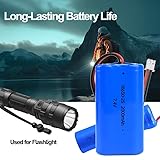 3Pcs 7.4V 2000mAh Li-ion 18650 Battery Pack Replacement Rechargeable Battery Pack With XH2.54-2P USB Charger Cable for RC Airplane DIY, Fishing lights,Doorbell, etc. - Image 2