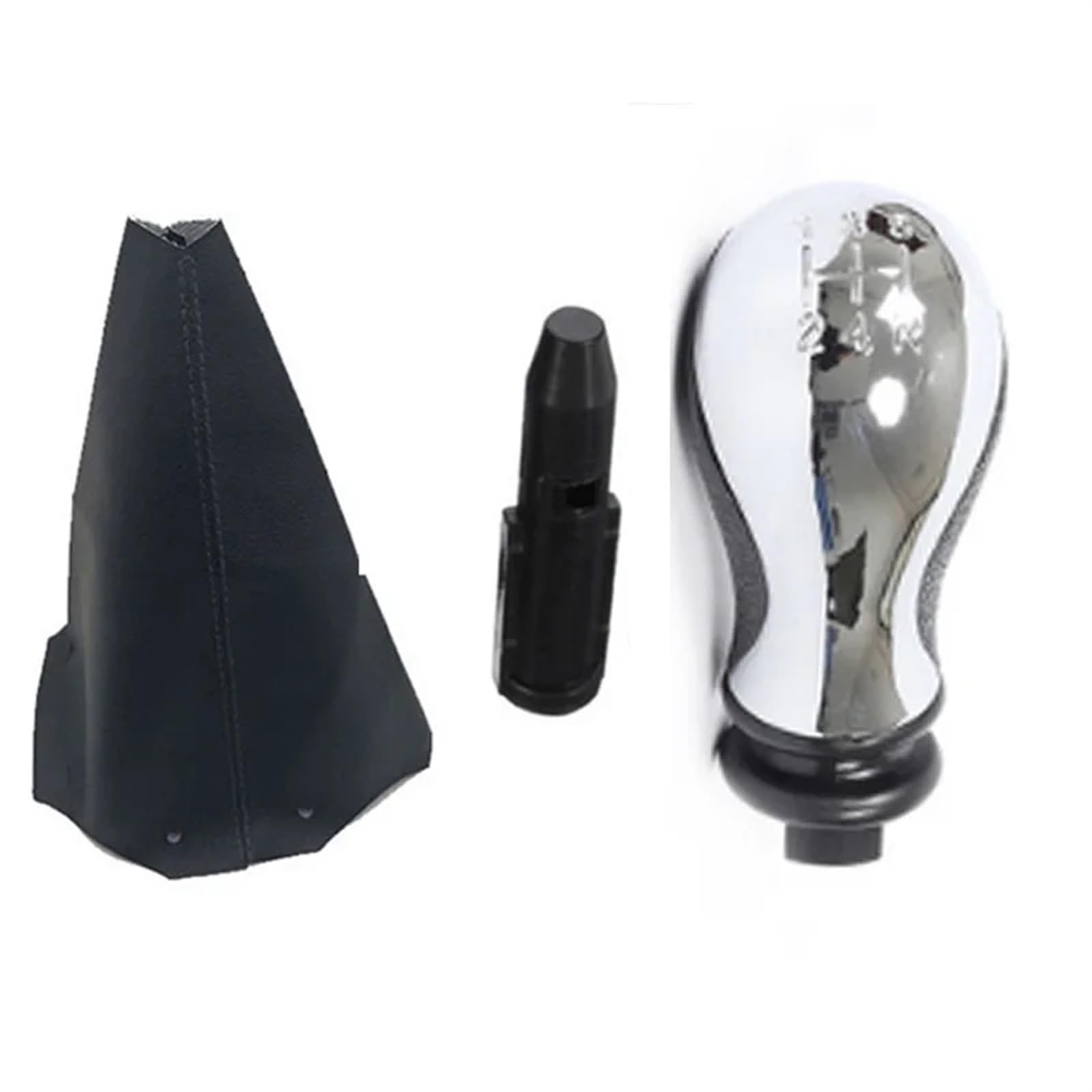 Hsukiho Set Car Shift Knob Cover For Citroen For C5 2001-2008 For Xsara For Picasso 1999-2008 Car Manual Gear Stick Shift Knob Gearbox Shift Knob Boot(Set)