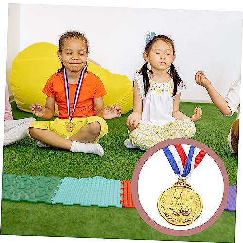 KOMBIUDA 12 Peças Troféus De Medalha De Copa De Futebol Para Crianças Troféu Medalhas De Futebol Par