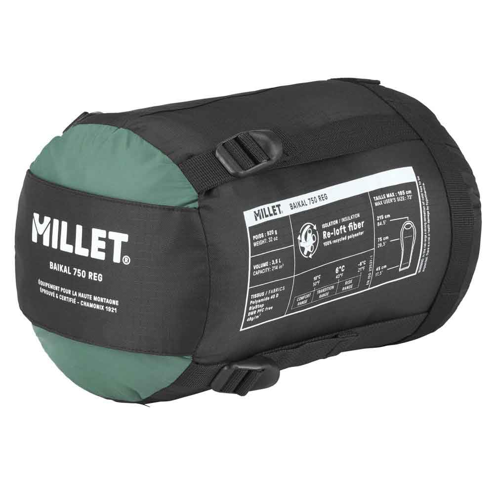 Millet Baikal 750 Schlafsack, Grün – 10° Komfort