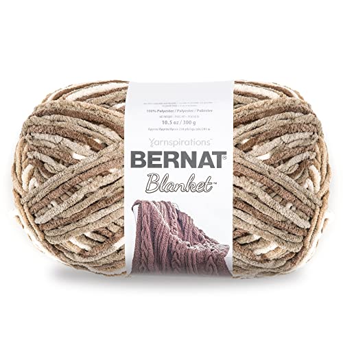 Image of Bernat Blanket Sonoma Yarn - 2 Pack of 300g /10.5oz - Polyester - 6 Super Bulky - 220 Yards - Knitting /Crochet