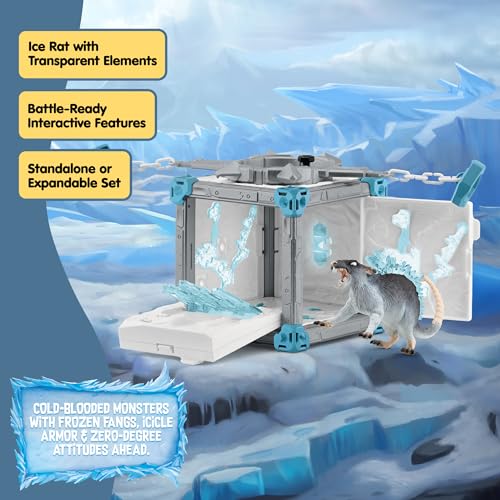 Schleich 42676 Battlecave Ratto Dei Ghiacci, Da 7 Anni, Eldrador Creatures - Playset, 40 Pezzi - 6