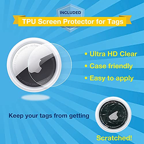 WHALEZON Airtag Holder for Cat, Air Tag Case for Cat Collar and Small Dog Collar