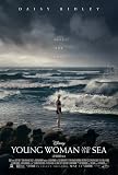 YOUNG WOMAN AND THE SEA 13'x19' Original Promo Movie Poster 2024 Daisy Ridley