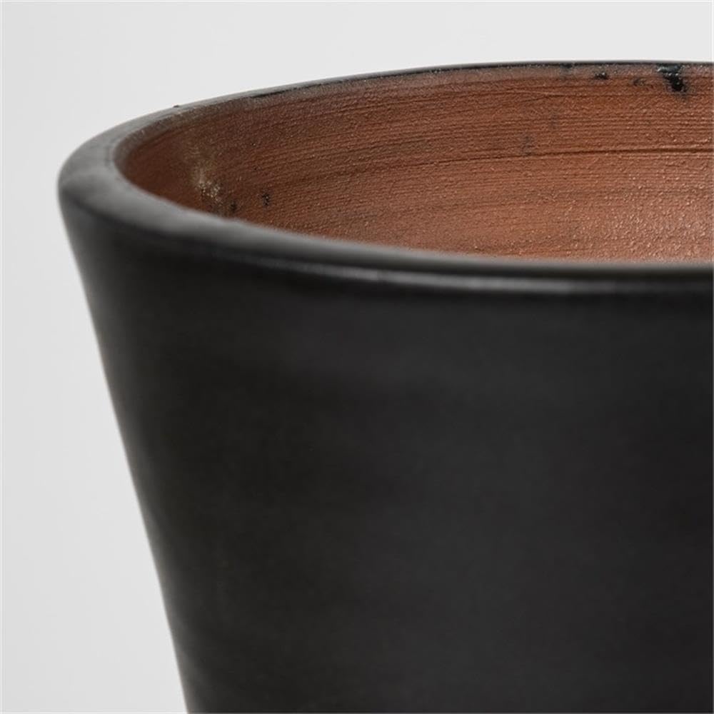 Mercana Luanda Decorative Vases, Small (6" x 6" x 17.3"), Black/White