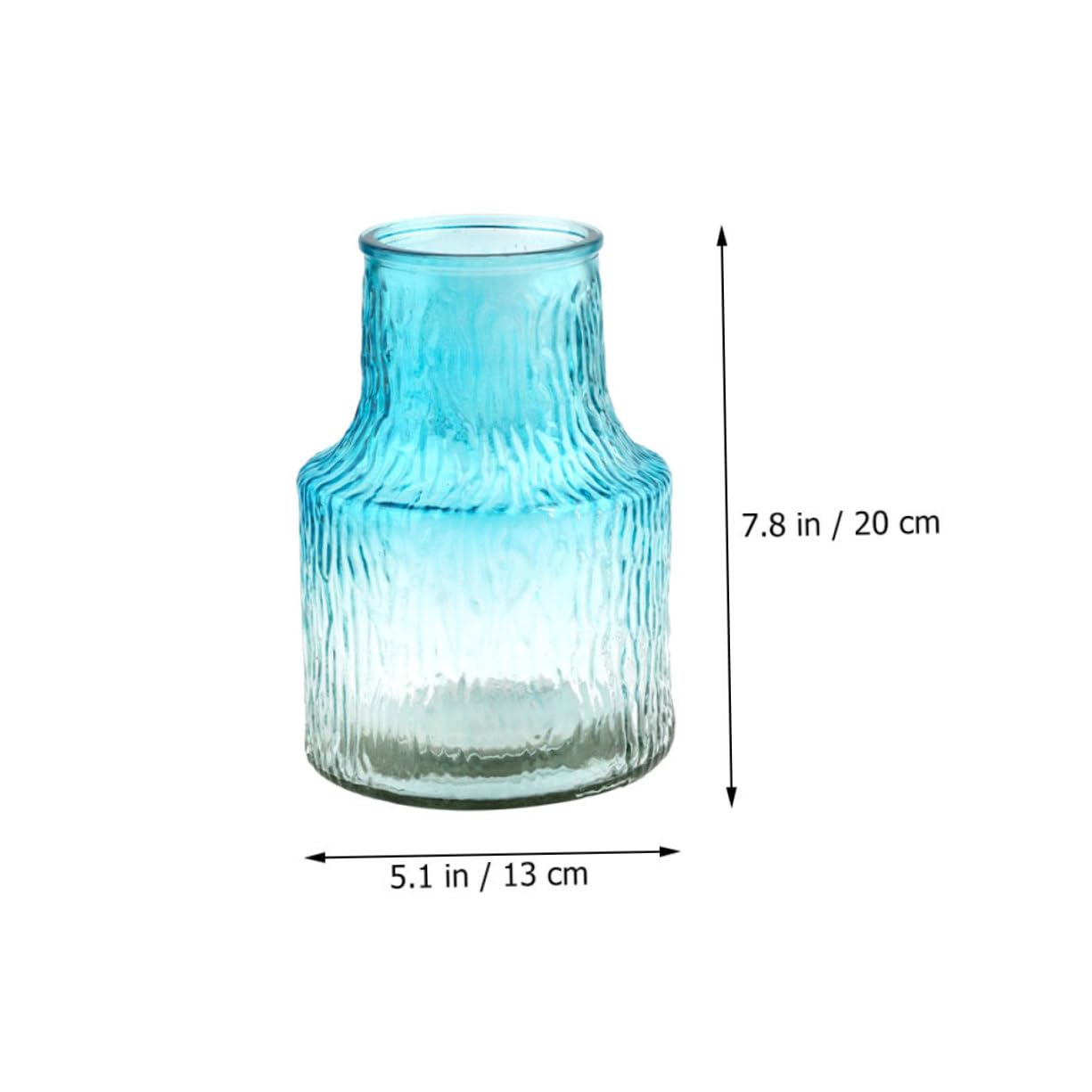 Cabilock Geflochtene Blumenvase Im Japanischen Stil – Glas Mit Grasgeflecht, Für Getrocknete Blumen Und Deko