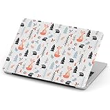  [Elige el Modelo Correcto] Carcasa rígida de Cuerpo Completo Compatible con MacBook - Cute Fox Hedgehog Macbook 12 in. (2015-2017)