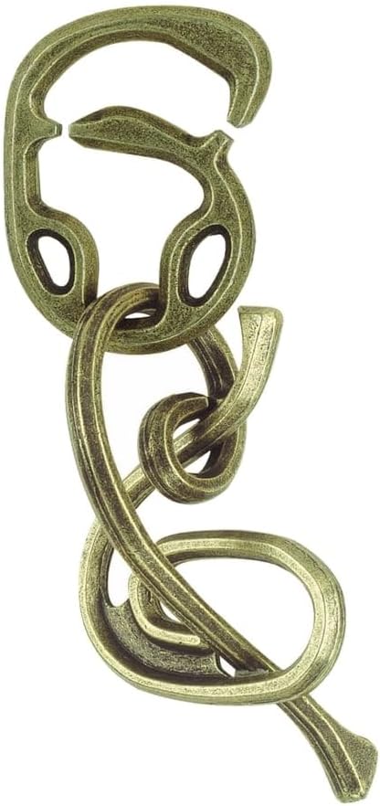 ENIGMA Hanayama Cast Metal Brain Teaser Puzzle (Level 6) Puzzles For Kids and Adults Ages 12 and Up