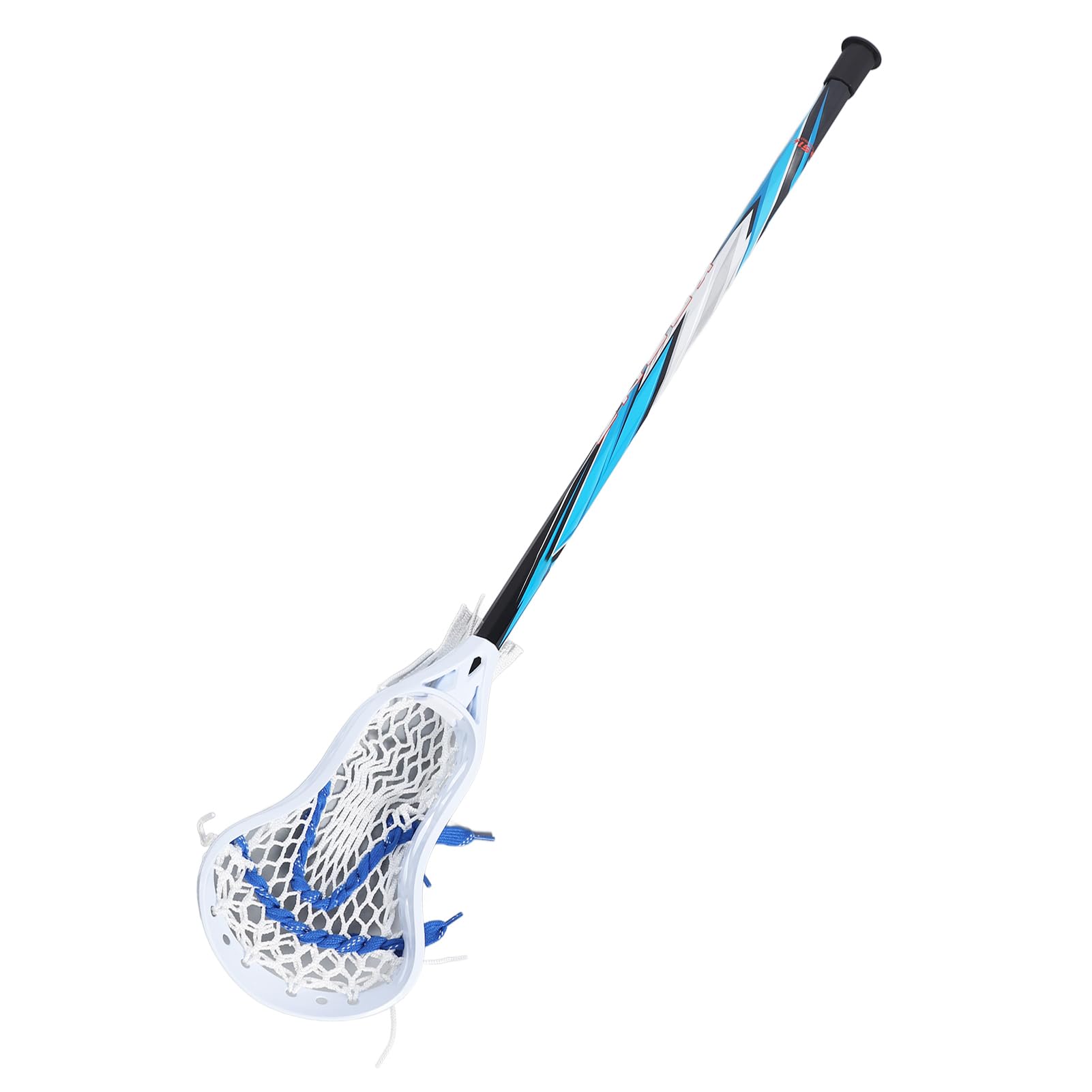SIXRUN Lacrosse-Stick 24 Zoll für Anfänger – Leichter Stab aus Aluminiumlegierung mit tiefer Tasche, inkl. Lacrosse-Ball für Training und Spiel