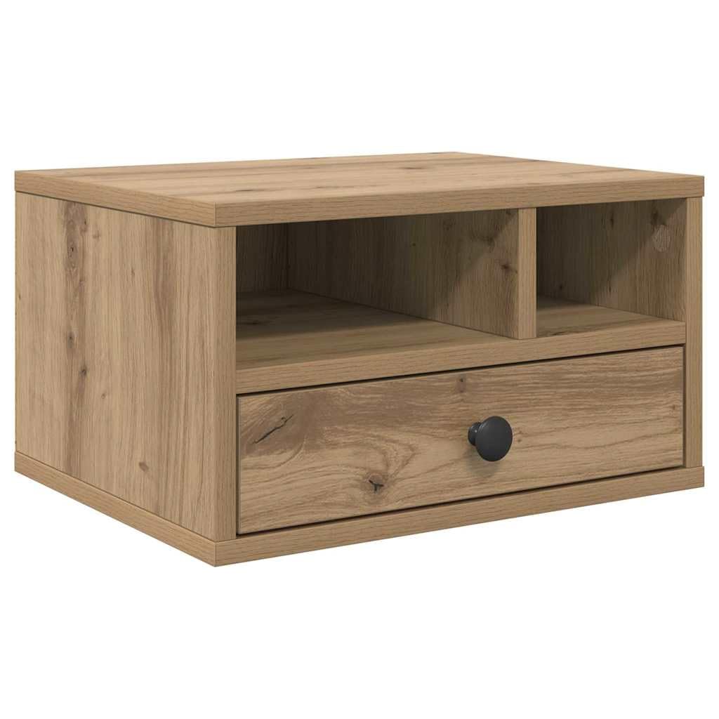 Druckerständer Artisan-Eiche 40x32x24 cm Holzwerkstoff mit Schublade
