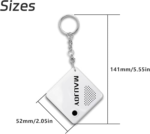 Miniatura 6 de Reloj audible de American Voice, tamaño compacto con llavero, sonido fuerte, indica la hora, la fecha o la hora de alarma, adecuado para ciegos,