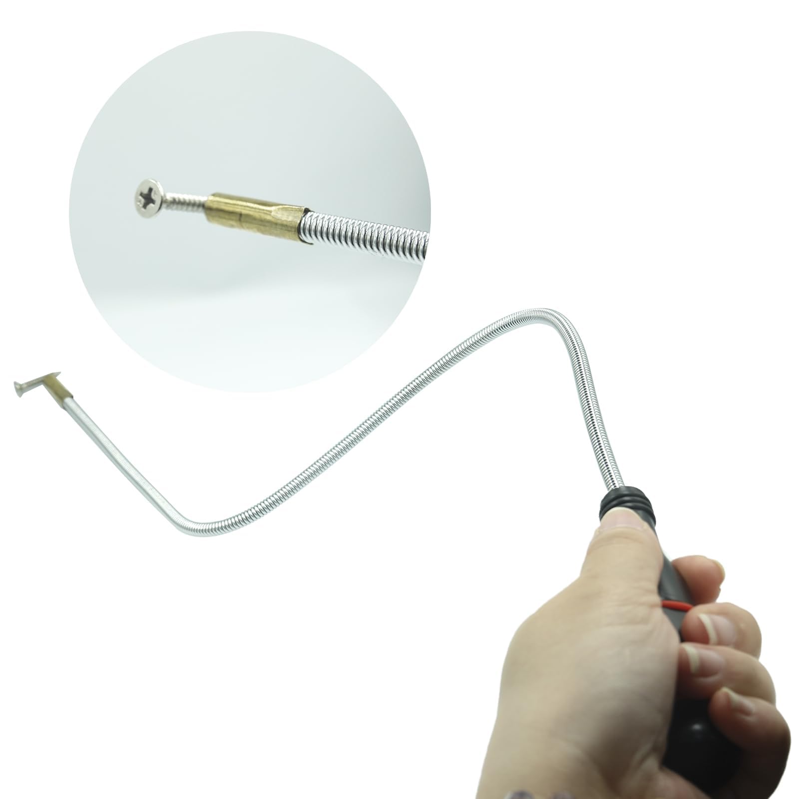 2 Calamite Flessibili Da 60cm - Sollevatore Magnetico Per Oggetti Metallici - Foto 10