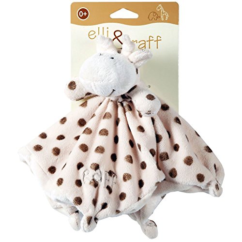 Elli & Raff Giraffe Soft Plush Baby Comfort Blanket 0+