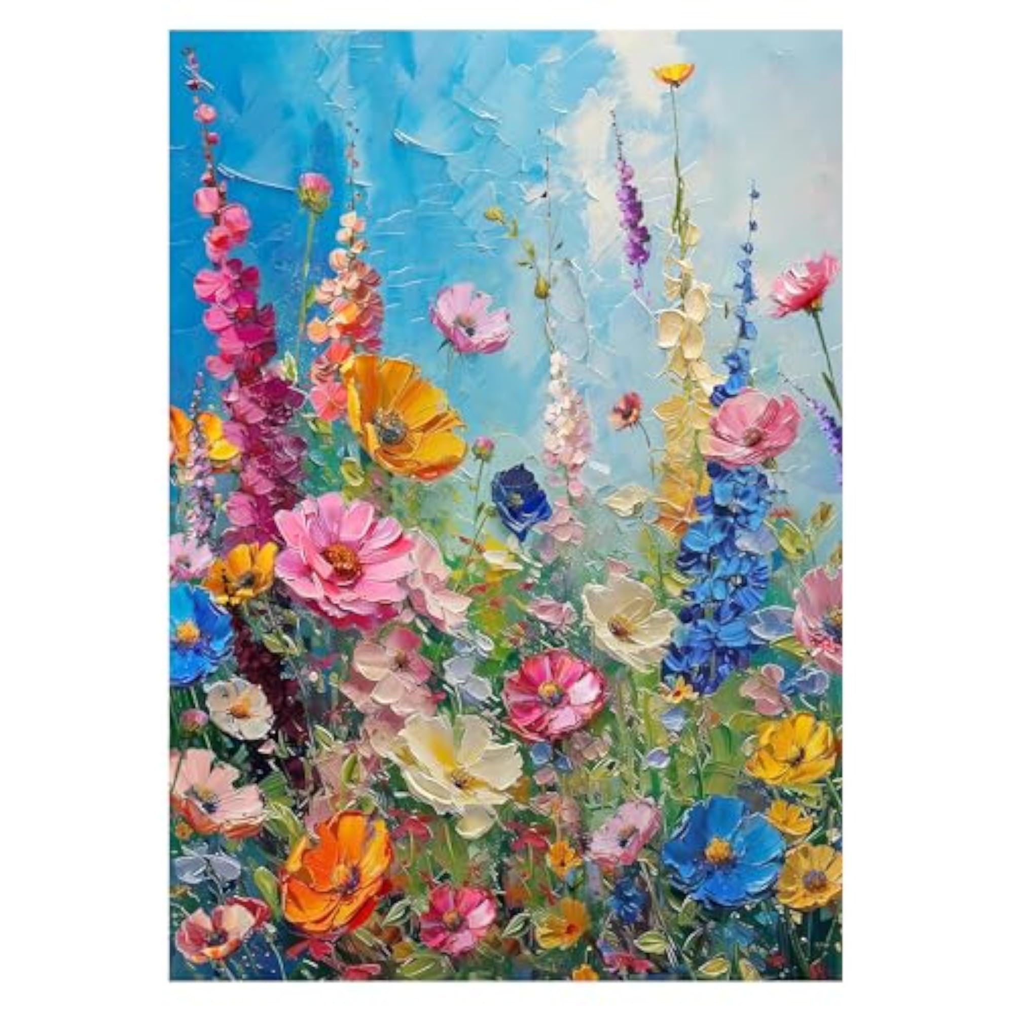 Wildflowers Diamond Art Kit for Adults Beginners