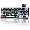 YUNZII IF99 Tastiera Meccanica Wireless da Gioco con Display LCD Intelligente, QMK/VIA Programmabile, BT/2.4G/USB-C, Montaggio Gasket Hot-Swap, RGB, Layout 96% per Mac/Win (Nero, Zero Linear)