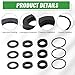 YITTDMGS 7105742 12 Pcs Low and High Pressure Cleaning Pump Seal Kit Fit for Simpson Cleaning 530001 530002 530008 530009 530016 530028 530030 90036 90037 Pressure Washer Pumps