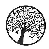 [Emballage sûr] L'art mural en métal arbre de vie est livré solidement emballé pour éviter les plis ou les dommages, ce qui en fait un choix idéal pour la famille et les amis.