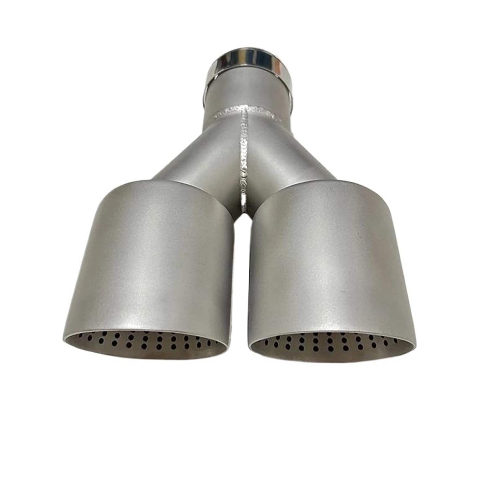 Tubo Escape Coche Acero Inoxidable Silenciador Garganta Trasera Tipo Y Doble Salida Descarga Gran Calibre KISSGPIPOL(51mm-101mm)