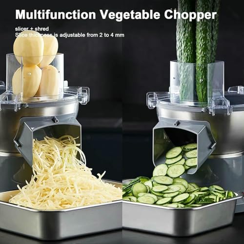Cortadora comercial de vegetales acero inoxidable miniatura 5