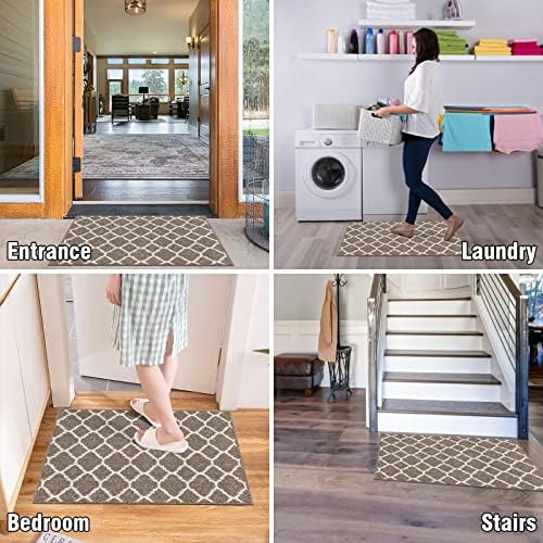 Homodeco Extra Large Entrance Door Mat 80X120cm Machine Washable Doormats Outdoor Quickly Absorbent Floor Mats Indoor for Entryway Hallway Front Door