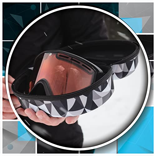image for Sklon Ski and Snowboard Goggle Case - Holder for Glasses Made to Prote