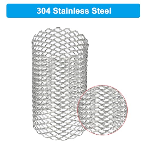 Image of PATIKIL 4 Pcs 18mm OD Strainer Mesh, 30mm H Screen Y Shaped Strainer Filter Valve Mesh Screen 304 Stainless Steel Strainer Mesh for Debris Pump Water Oil Separation