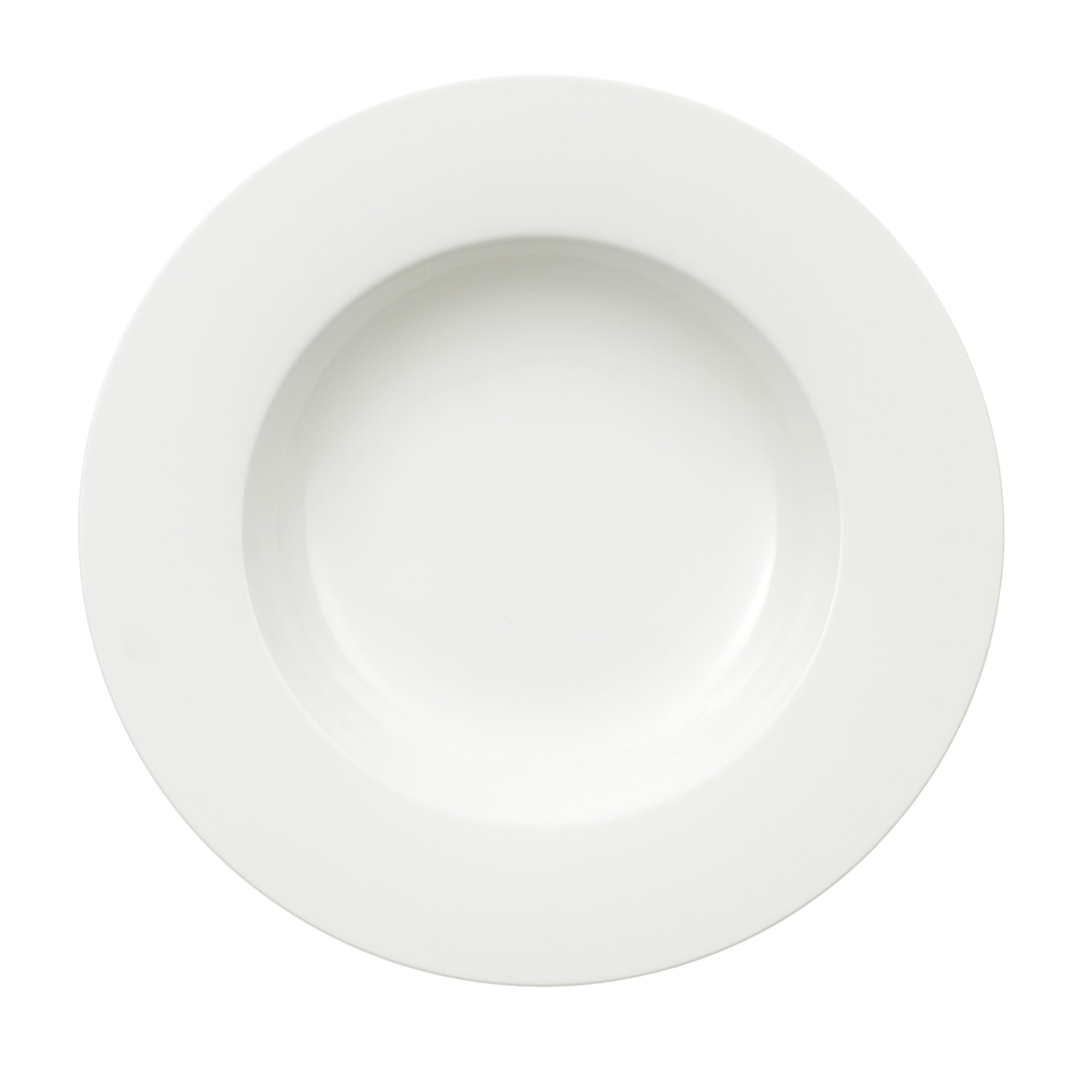 Villeroy & Boch - Royal Soup Plate, deep Food Plate Made of Brilliant Premium Porcelain, White, Dishwasher Safe, 24 cm