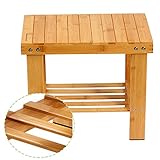 Fabricado en bamboo sólido, suficientemente fuerte a soportar un adulto de 85 kg.