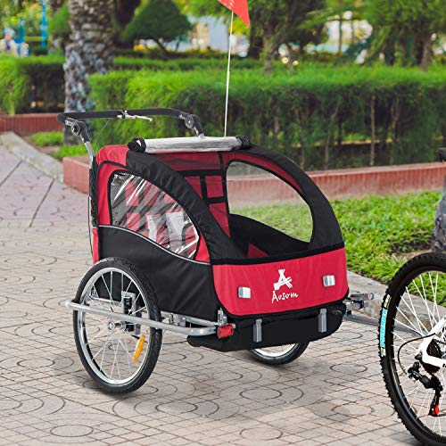 aosom 2 in 1 bike trailer