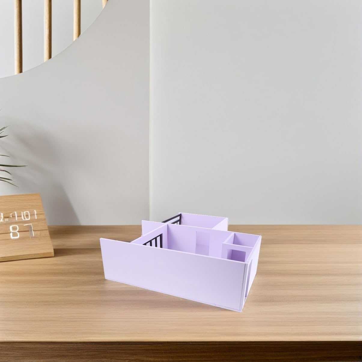 SHINEOFI 1 Set DIY Miniature Apartment Model Kit Unfinished Scale Architectural Model for Engaging Family Activity Realistic Detailing for DIY Enthusiasts