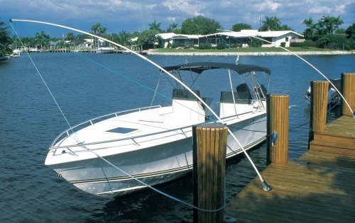 Taylormade MW160 Mooring Whip with Fixed Angle Base, 29' to 33' Boats/10000-20000 lb