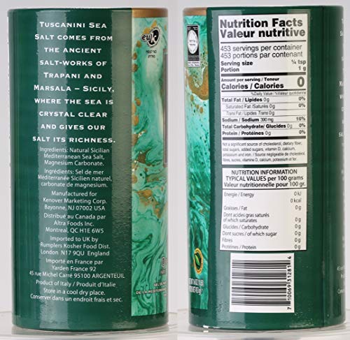 Sal Marina Fina Tuscanini 16oz Tubo Mediterránea miniatura 2