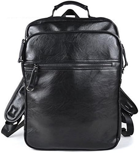 Vintage PU Leather Man Backpack Brand Men Travel Bag Vintage Large Bag Casual Outdoor Men Shoulder Laptop Bag