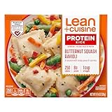 Lean Cuisine Frozen Meal Butternut Squash Ravioli, Protein Kick Microwave Meal, Microwave Ravioli Dinner, Frozen Dinner for One