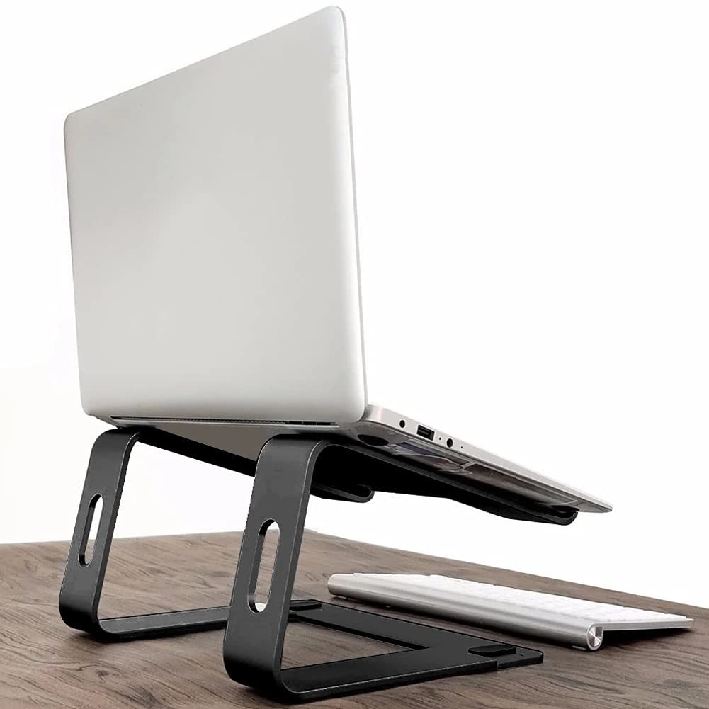 Soporte Vertical para computadora portátil, Soporte de disipación de Calor de aleación de Aluminio con Goma Antideslizante, Soporte de ventilación para PC de Escritorio para Uso