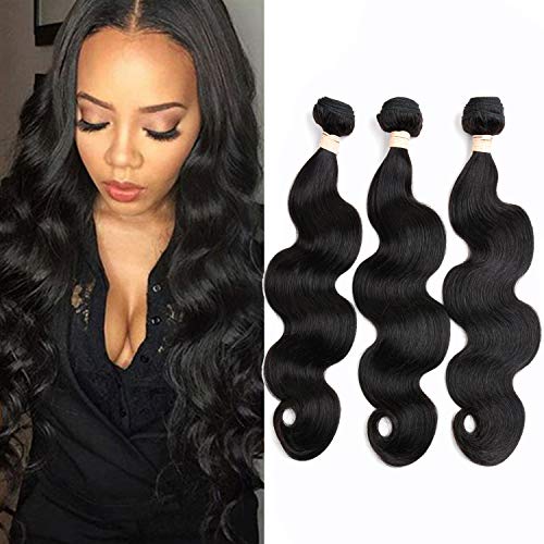 Beauhair Brazilian Body Wave Bundles 8A Virgin Body Wave Human Hair Bundles Natural Color 3 Bundle Body Wave(28 28 28)