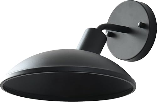 Miniatura 1 de Luces de granero para exteriores, linterna negra mate de montaje en pared, aplique de pared exterior de granja, luz exterior de porche para casa de