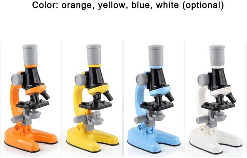 顕微鏡アクセサリーキット 初心者学生向け顕微鏡、40X ～ 1000X 複合顕微鏡 顕微鏡スライド(White)