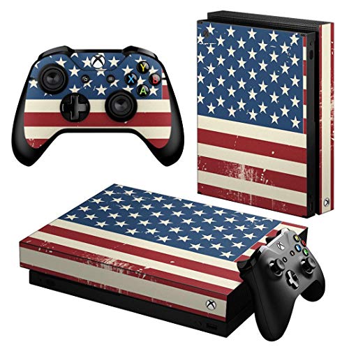 igsticker Xbox One X ��p �X�L���V�[�� ���ʁE�V�ʁE��ʁE�R���g���[���[ �S�ʃZ�b�g �G�b�N�X�{�b�N�X �V�[�� �ی� �t�B���� �X�e�b�J�[ 011606