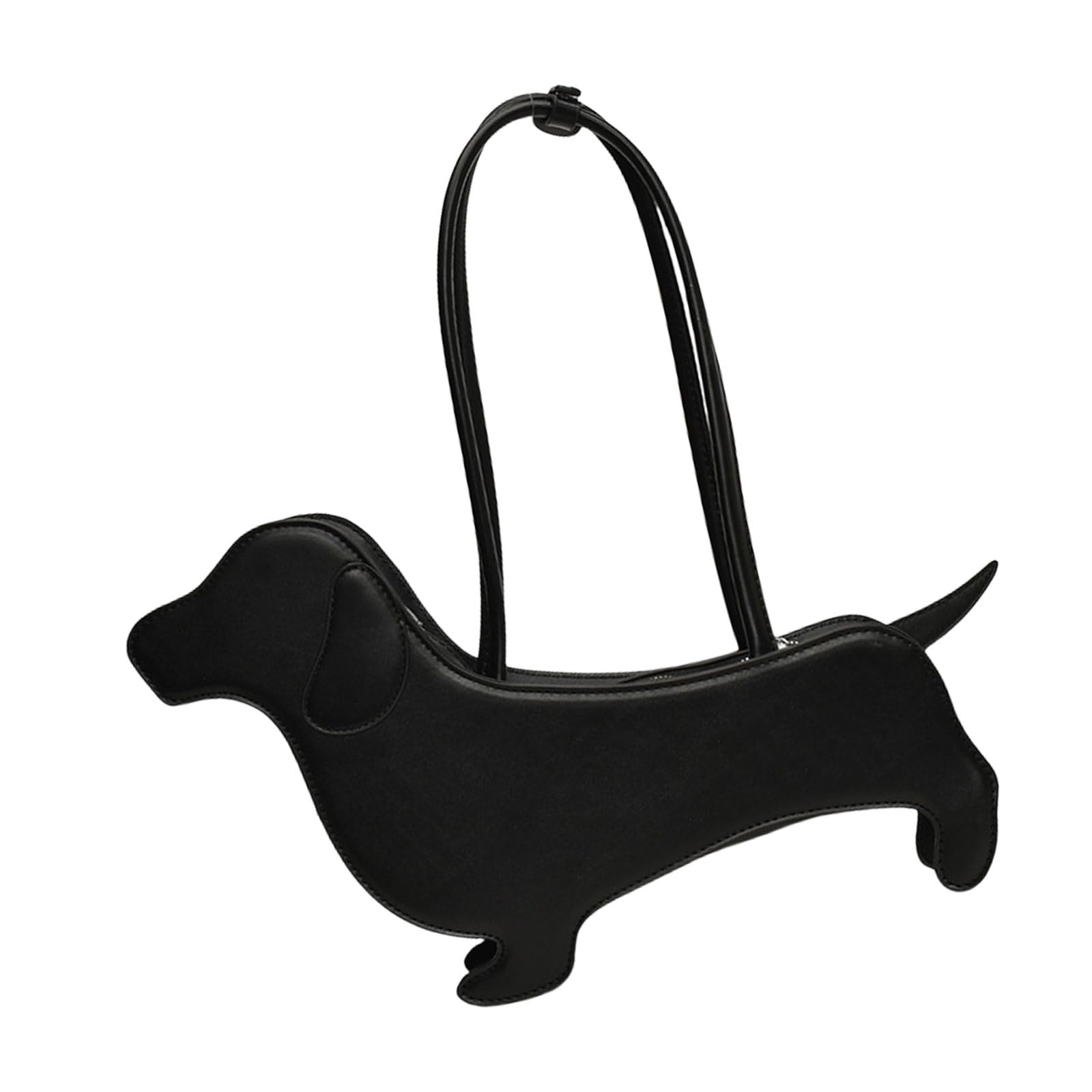 Maxtonser Unique Dachshund Designs Shoulder Bag PU Leather Handbag Underarm Purse For Dog Lover And Fashionable Women