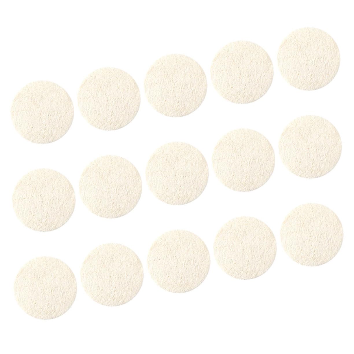 OATIPHO 15pcs Exfoliating Facial Scrubber Pads Natural Loofah for Deep Cleansing Soft and Compact Design for Home and Travel Use for Smooth Skin and Gentle Exfoliation