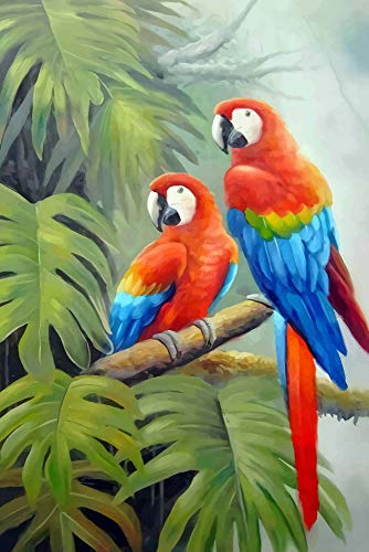 Madera Puzzle 1500 Piezas París Loro palmera Diy Adultos Ocio Toys Decoracion Cover