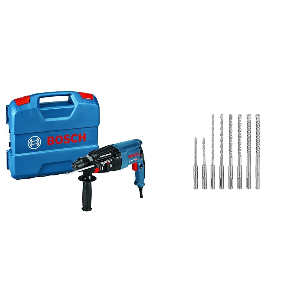 Bosch Professional GBH 2-26, perforateur SDS Plus, 800 W, coffret avec forets